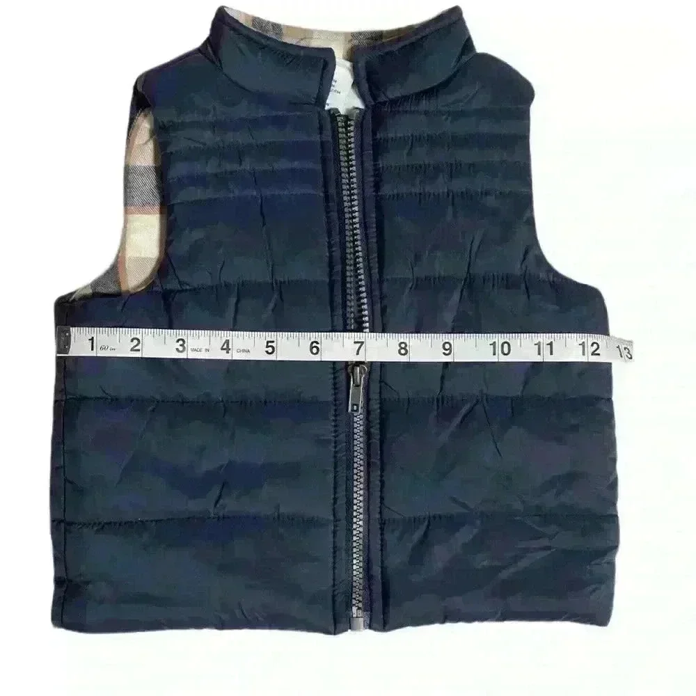 Tommy Bahama Toddler Boys Blue Puffer  Padded Vest 24M - Picture 4 of 8